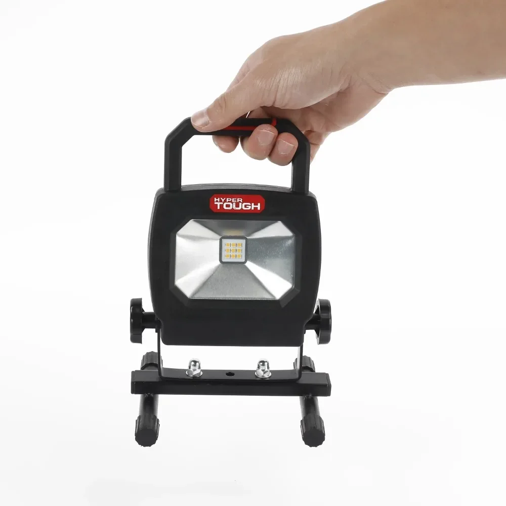 2023  New  1000-Lumen Battery Powered Rechargeable LED Portable Work Light,  Black