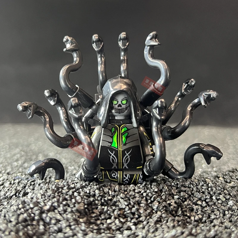 MOC Daemon 4.5CM film dessin animé héroïque Mini figurine poupée blocs de construction personnages d'anime modèle jouet cadeaux épéiste