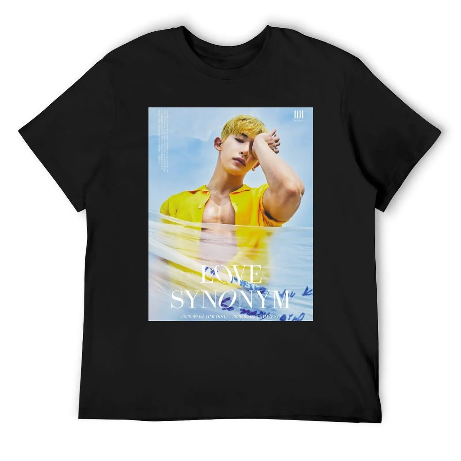 

WONHO OPEN MIND T-Shirt customs customs design your own luxury clothing labubu funny costumes T-shirt men