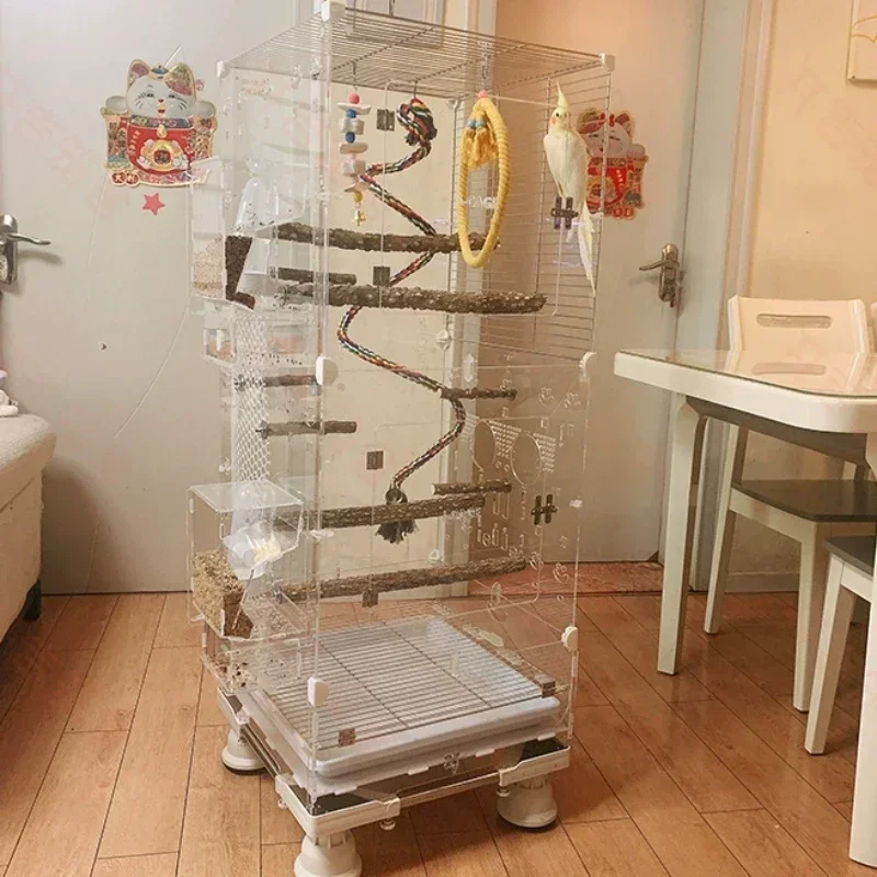 Accessories Rabbit Bird Cage Parrot Birdhouse Home Speciality Bird Cage Carrier Long Lasting Easy to Use Wide Application