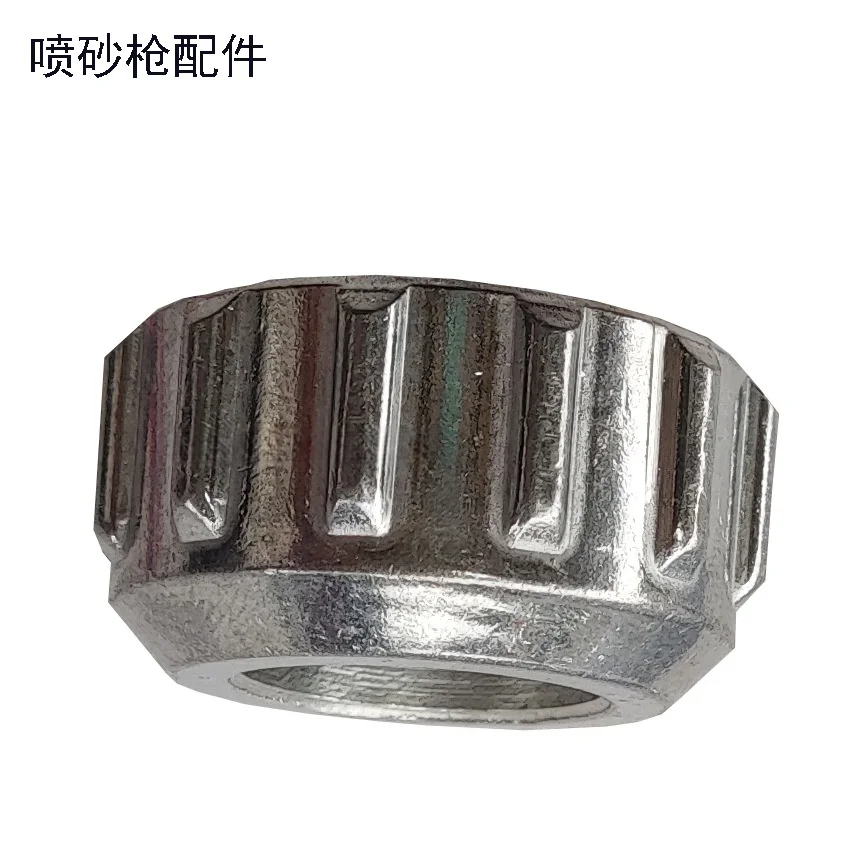 Accessories Gun Cap Connector Screw Green Brand Sandblasting Gun Core Big Mouth Gun Fixing Nut Iron Nozzle 5MM6