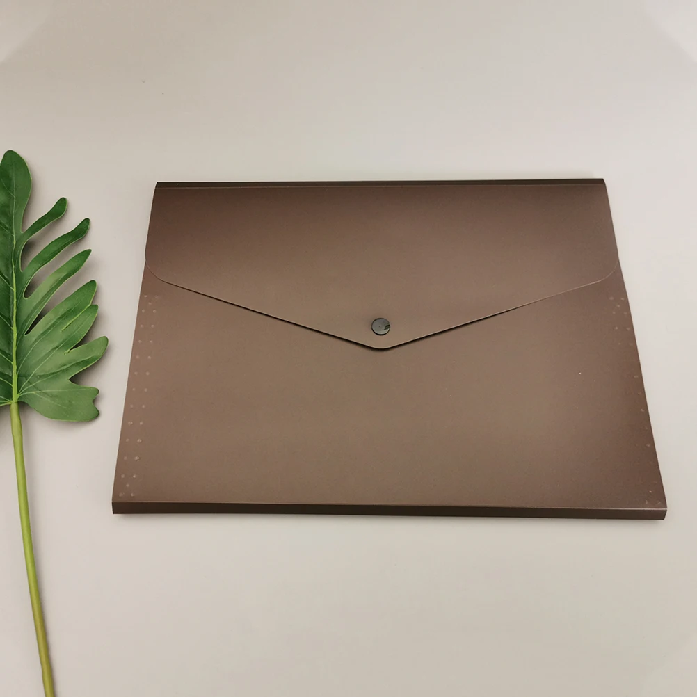 

2Pcs A4 Multi-layer Classified Folders Portable Accordion Folder Practical Document File Folder(Coffee)