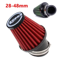 Motorcycle Air Filter 28mm-48mm Universal Sports High Flow Air Filter Intake for Yamaha JOG Cygnus Force Motorcycle Accessories