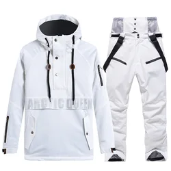 Men's and Women's Snow Ski Suit Sets, Waterproof, Snow Costume, Ski Jacket and Pant Set, Outdoor Clothing, Snowboarding, Overall