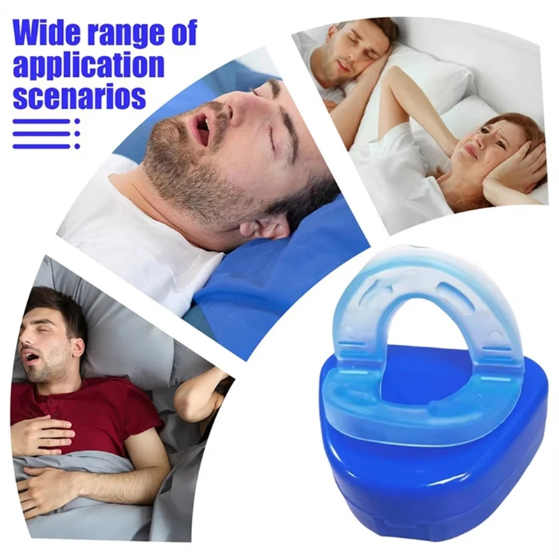 

New Anti Snoring Mouthpiece Sleeping Devices Anti Snore Mouth Guard Bruxism SnoringStopper Improve Sleep Mouthpiece Stop Snoring