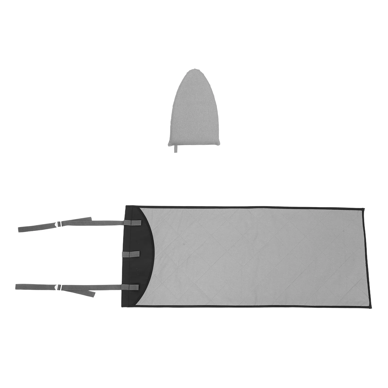 

1Set Portable Heat Resistant Ironing Mat Set with Door Hanging Strap Foldable Ironing Board for Home Travel Easy Storage Collar