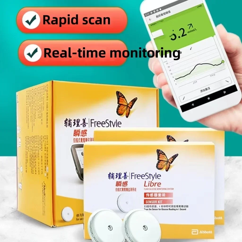 Freestyle Libre Sensor 1 Libre Reader 2023 New 24h Real Time