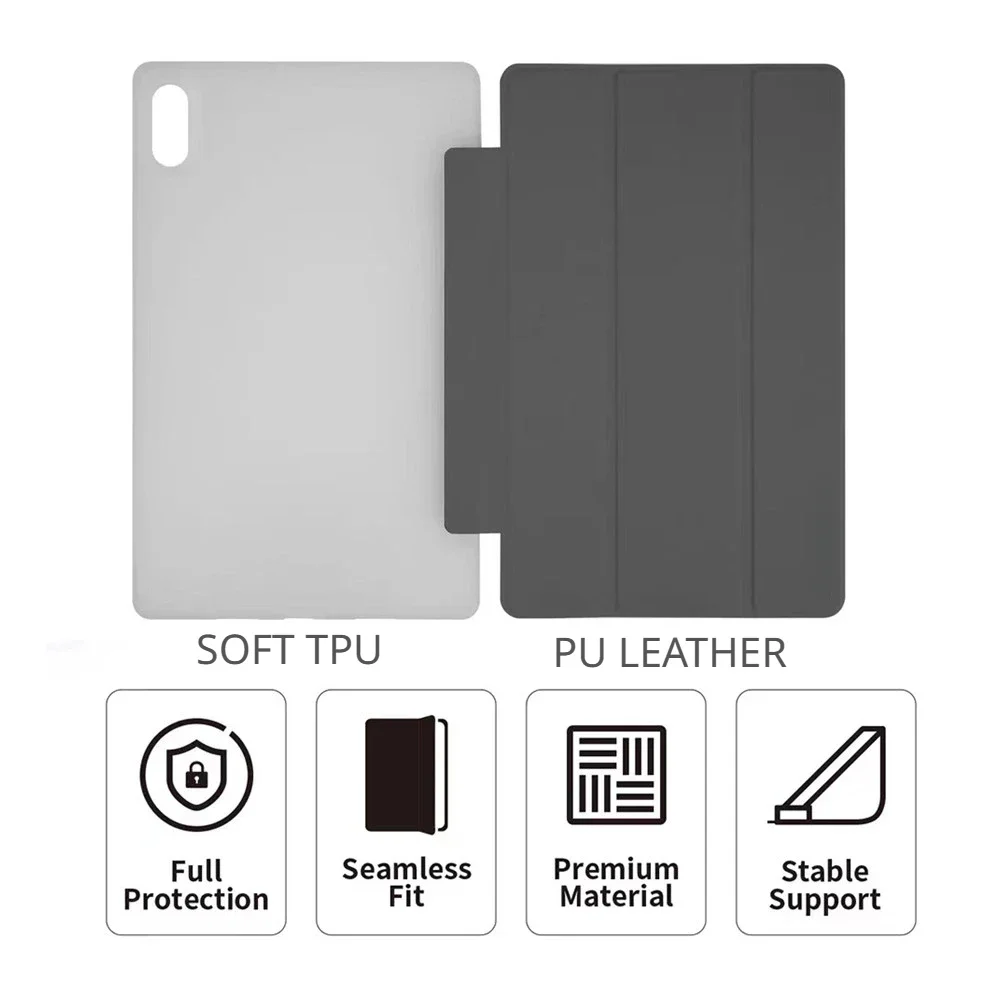 Funda inteligente para tableta Teclast T40HD, carcasa protectora de cuero Pu con soporte, 10,4 pulgadas, 2023