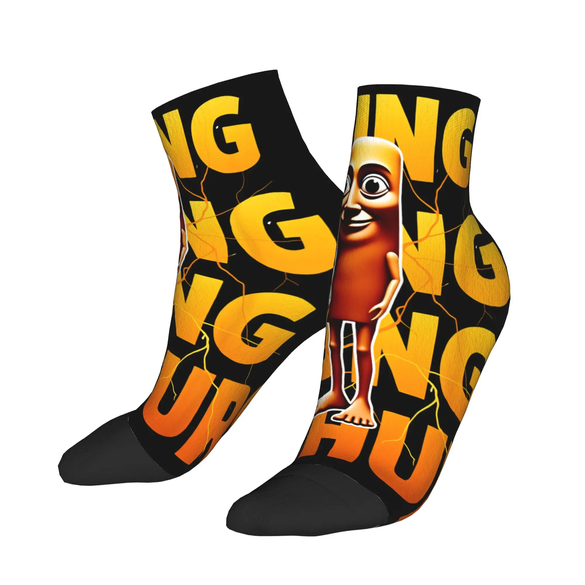 

Unisex Men Socks Tung Tung Sahur Funny Meme Trendy Comfort Soft Ankle Sock Summer Printed Running Non Slip Socks