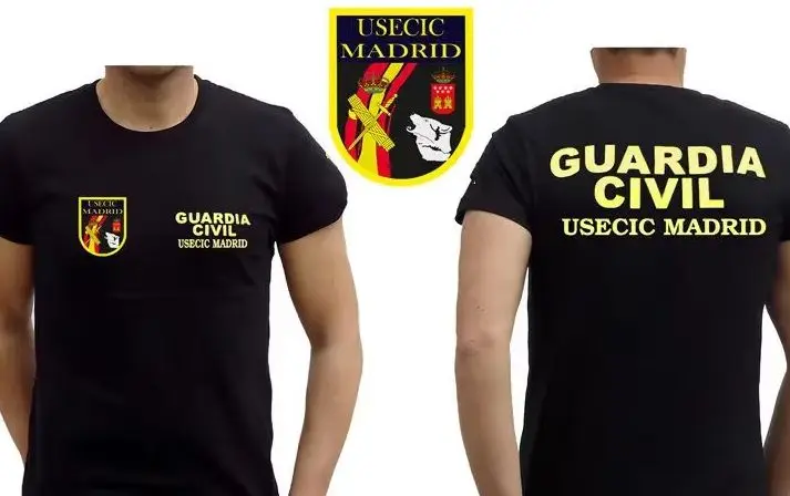 Spain Guardia Civil USECIC MADRID Men T-Shirt Short Sleeve Casual Cotton O-Neck Summer Shirts