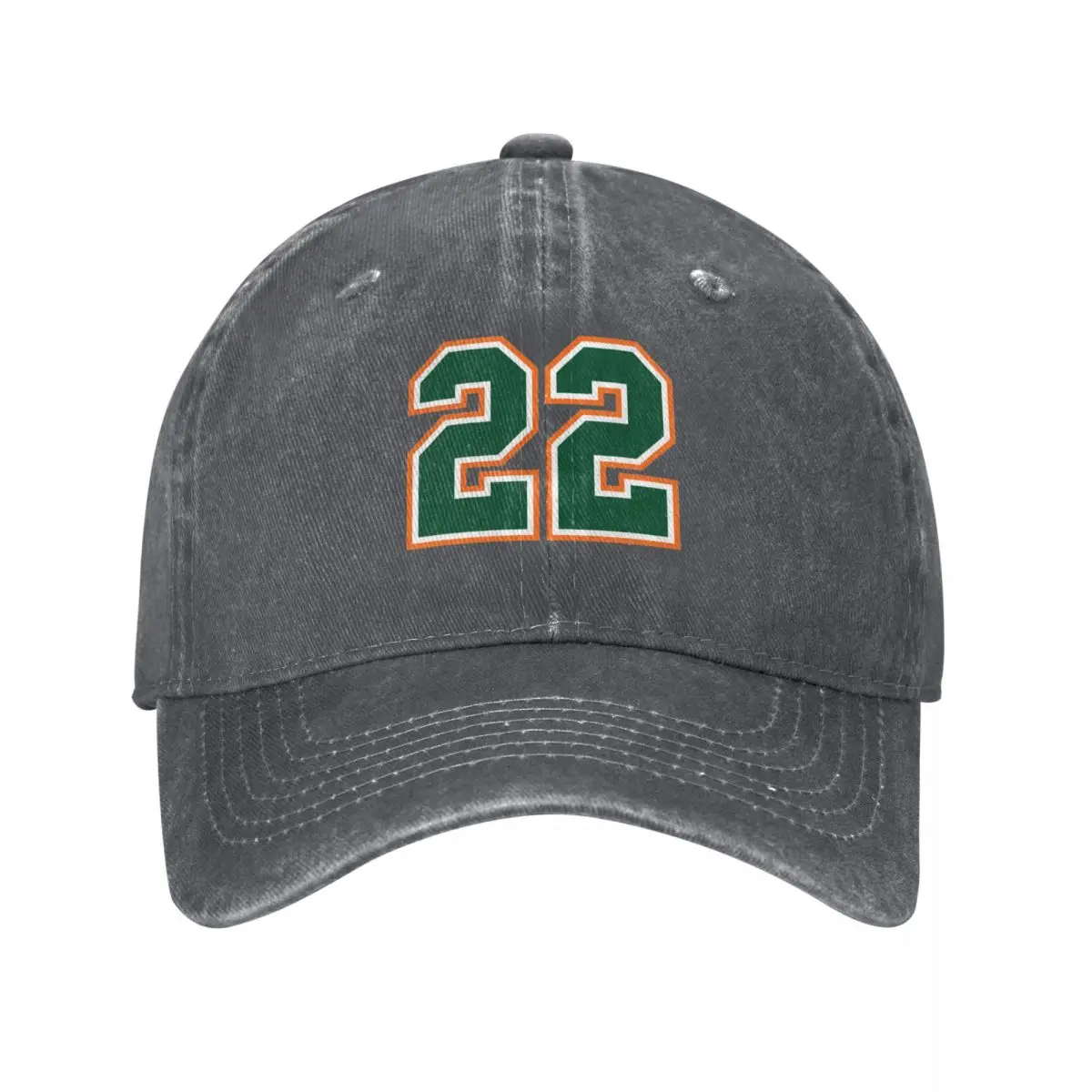 22 Jersey Number Number twenty-two Straight From Miami Baseball Cap Luxury Brand Caps For Men Women's