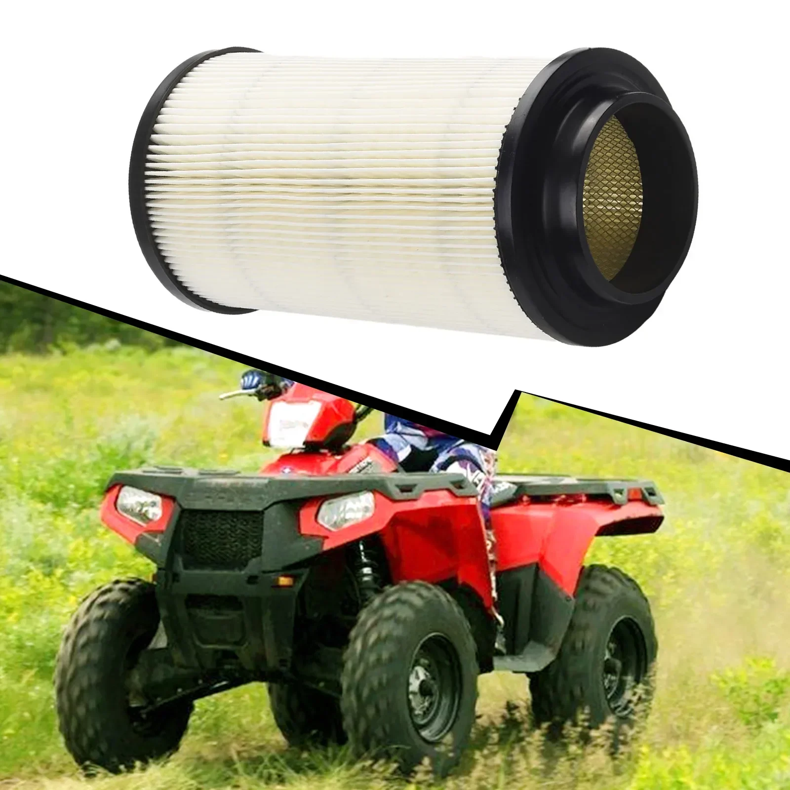 

1x Air Filter Cleaner 7080595 7082101 White ABS Filter Paper For Polaris 335 400 500 550 570 850 XP X2 5811633 2530009