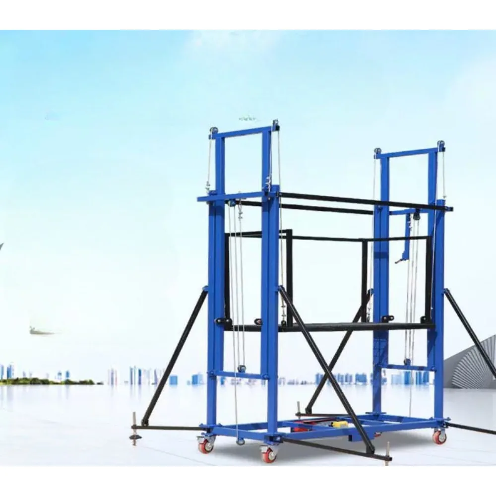 Electric scaffolding foldable mobile lifting platform fully automatic remote control hoist
