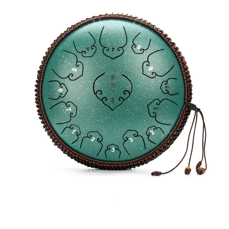 Percussion Instrument  Ethereal Drum 14 Inch 15 Tone Multi Color Steel Tongue Drum