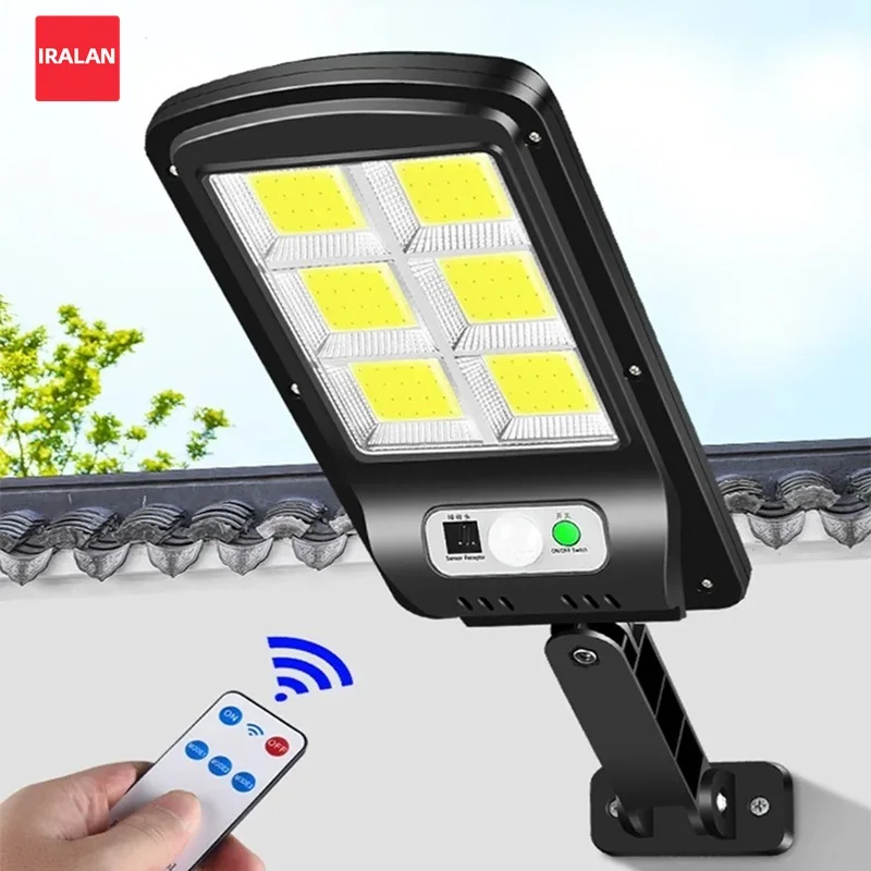 Outdoor Solar Lights Easy To Install Energy Saving Courtyard Garden Street Waterproof Motion Sensor Solar Lights Remote Control