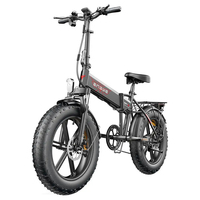 ENGWE EP-2 Pro Folding Electric Bike 250W 26MPH Max Speed 48V 13Ah 150KG Max Load Dual Disc Brake 75Miles Range 20“ Fat Tire