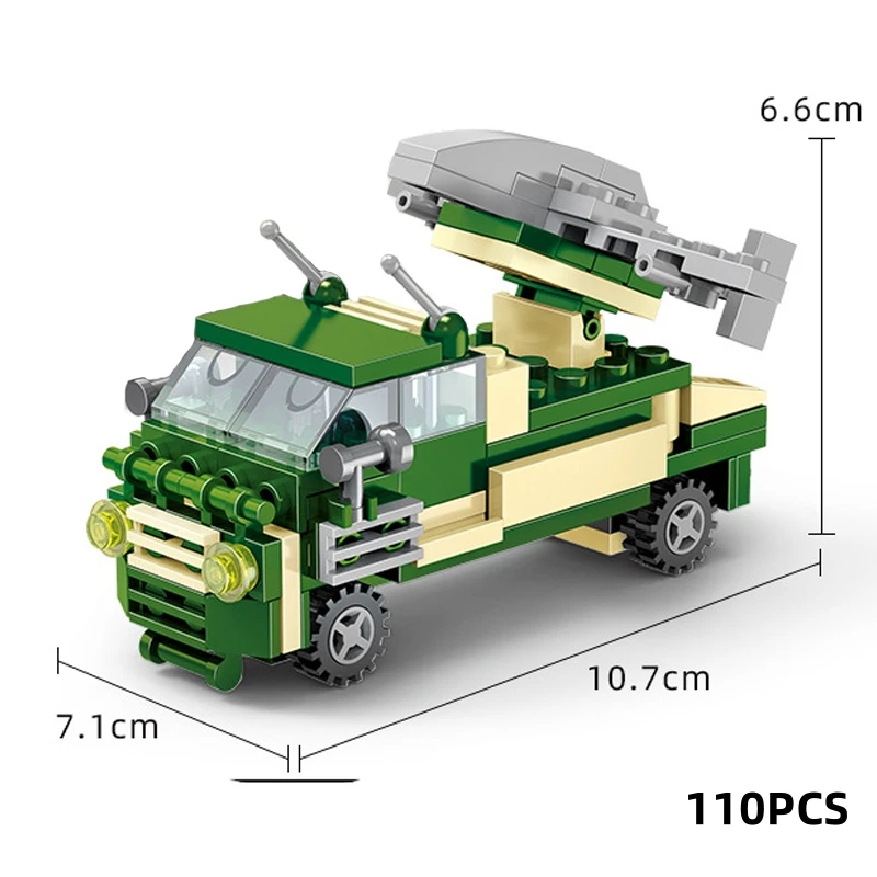 Military Iron Empire Fighter truck Building Blocks Main Battle Tank Panther Heavy Soldier Model Bricks Army Toys for Children