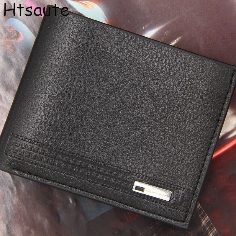 

ID Holder PU Leather Mens Wallet Product Short Wallets For Man Black Walet Portefeuille Homme Short Purses cartera hombre