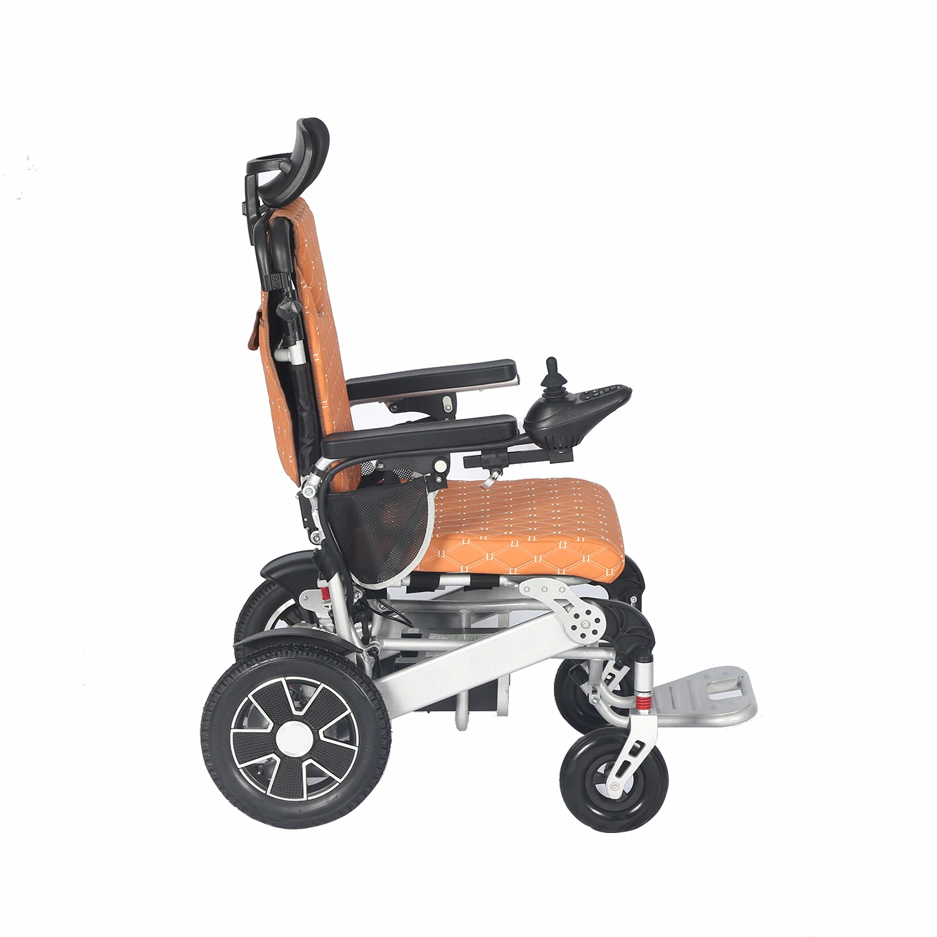 Silla De ruedas eléctrica reclinable con respaldo alto, parálisis Cerebral, Silla De Ruedas, Silla plana tumbada con ruedas para discapacitados