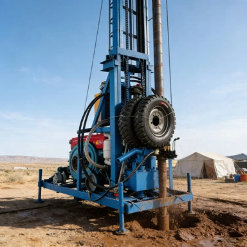 Hydraulic Fully Automatic Drilling Machine 180M Drilling Depth Water Well Drill Rig