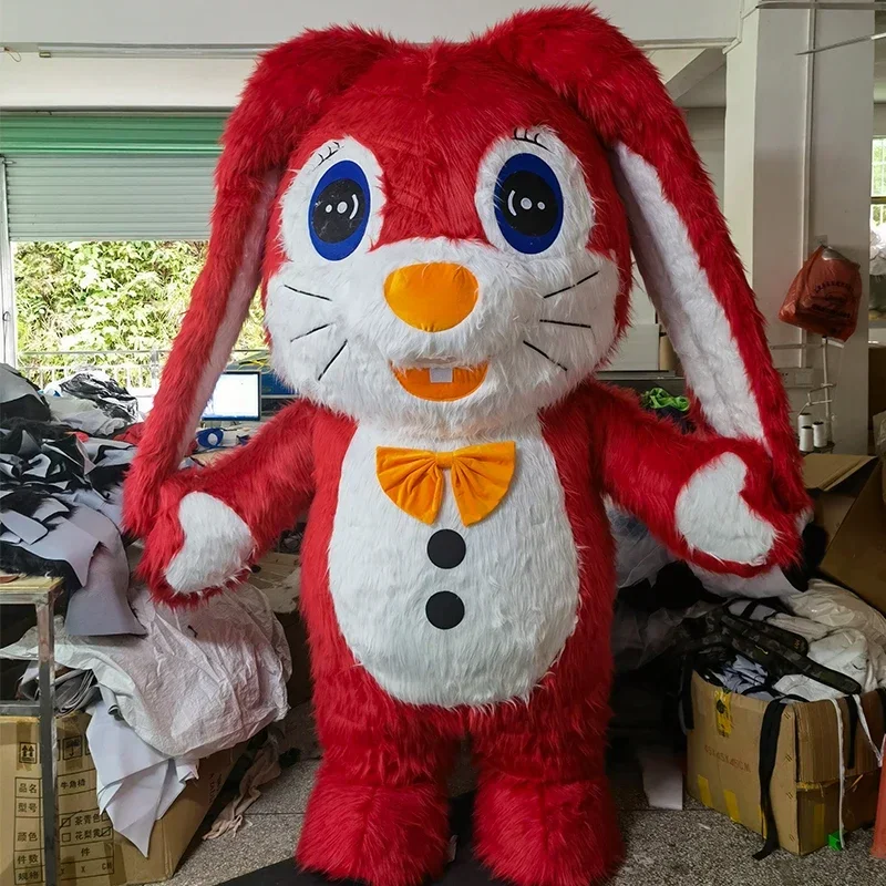 Carino 260cm grande coniglio gonfiabile peluche personaggio dei cartoni animati mascotte Costume vestito operato festa pubblicità cerimonia carnevale animale