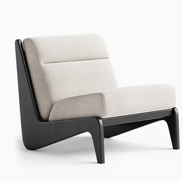 # Modern Luxury Accent Chair Minimalist Solid Wood Leisure Chair Room Balcony Home Decor Trending