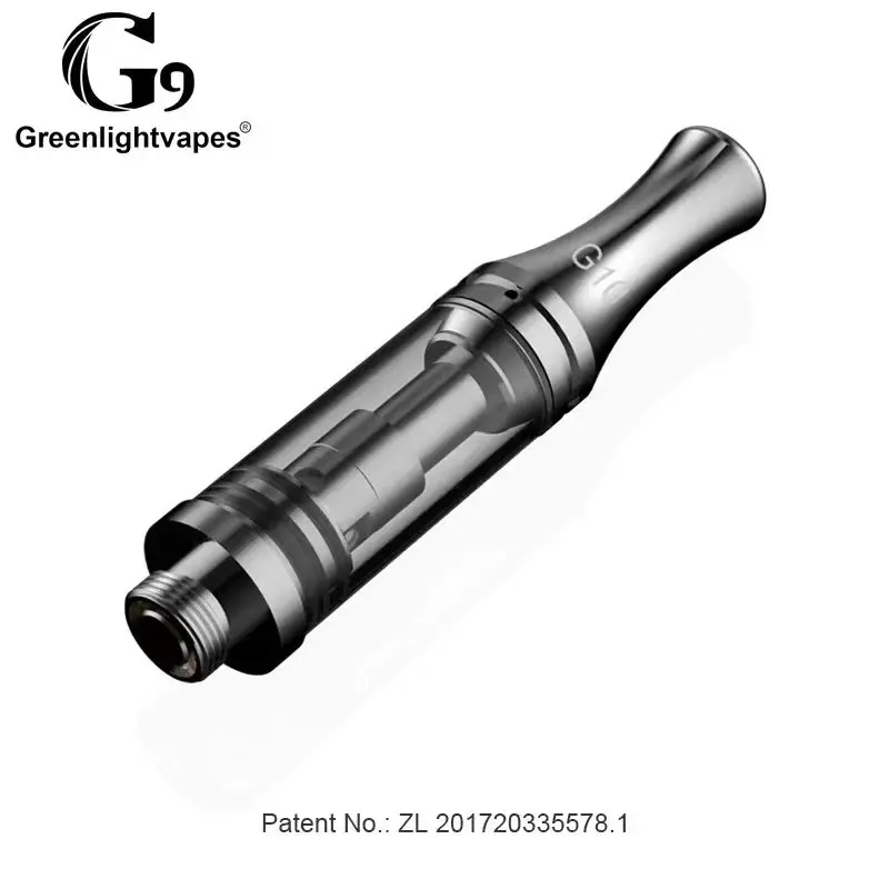 Greenlightvapes 1.0ml Empty Cartridges Disposible Carts Preheat Battery Atomizer Ceramic Heat Element Tank Vape Thick Oil Vapor