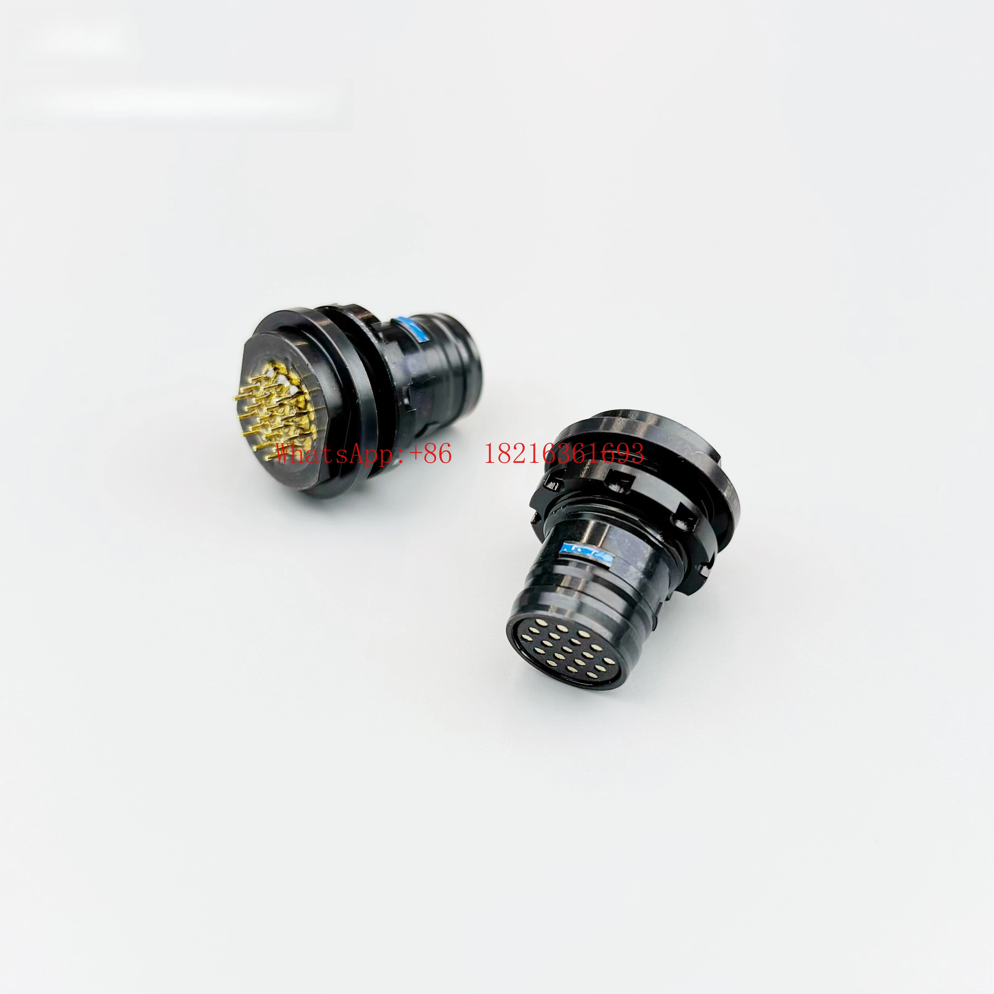 PRC163 19-pin Stainless Steel Interface with Nut, Compatible with The Original 19-pin