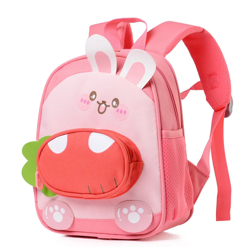 Crianças mochila para menino bonito mochila para menina dos desenhos animados coelho sacos de escola mãe crianças sacos para menina da criança mochilas mochila