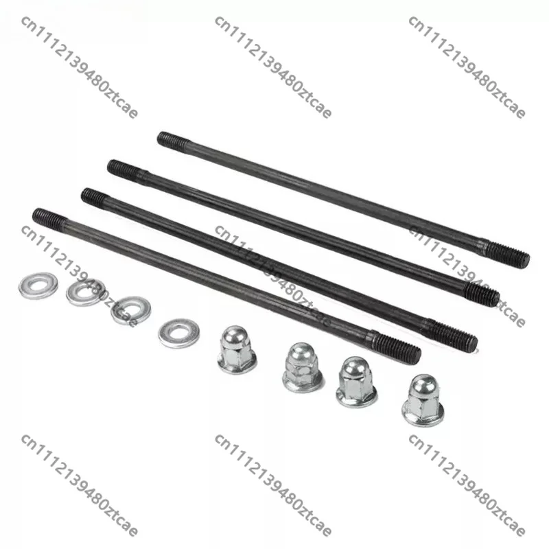 Engine Cylinder Head Bolt Screw AB Stud, Cylinder Head Nut Washer Combination Kit Motorcycle Dirt Bike ATV Replacement Parts