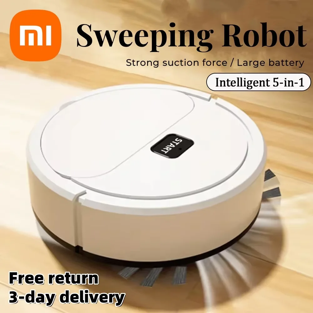 3-in-1 Wet and Dry Portable Automatic Home Mini Floor Robot Vacuum Cleaner USB Rechargeable Home Sweeping Machine For Home 2024