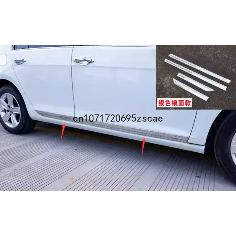 

For Vw Volkswagen golf 7/7.5/Rline/GTI Car Accessories Body door side anti-collision decorative bright strip 6PCS