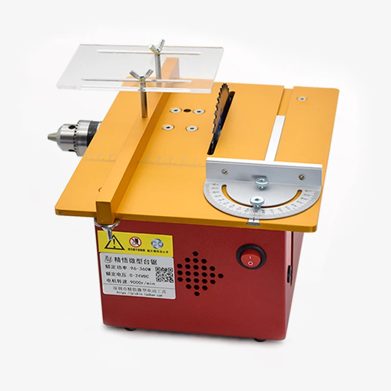 

T60/T50 Multifunctional Mini Table Saw DIY Woodworking Chainsaw Household Electric Sliding Table Saw Cutting Machine 12-24V