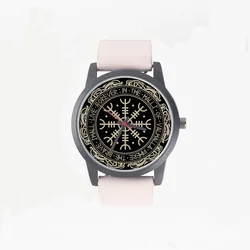Reloj de pulsera de cuarzo con diseño de tótem de dragón personalizado para mujer, 3 manos, Hall Valhalla, regalos, recuerdo, Festival, nuevo