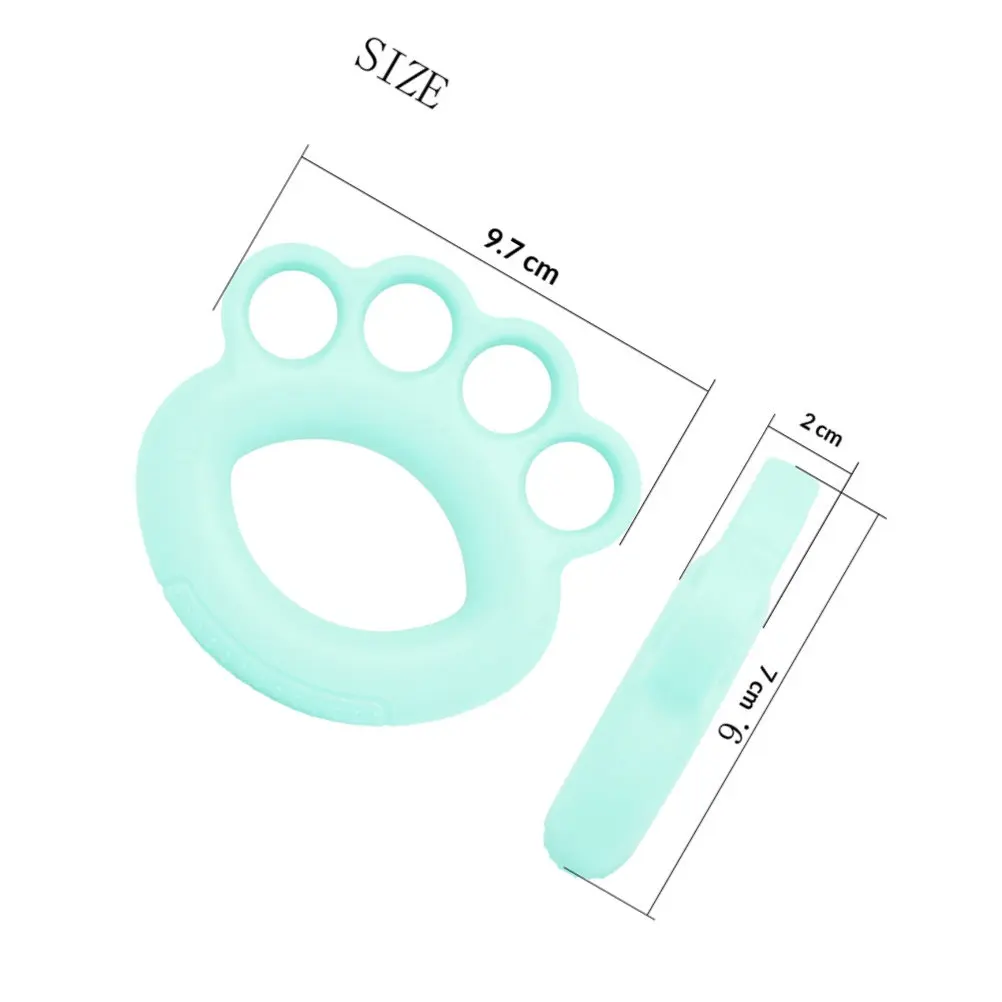 1Pcs Finger Strength Trainer Silicone Hand Grip Exercise Finger Grip Ring Hand Strengthener for Guitar Piano Playing Recovery