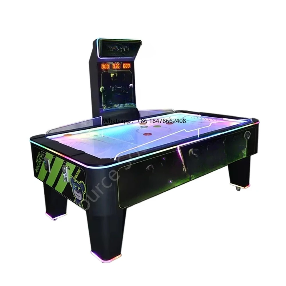 Indoor Coin Operated Kids Children Coin Operated Air Hockey Game Machine Amusement Air Hockey Table Sport Games