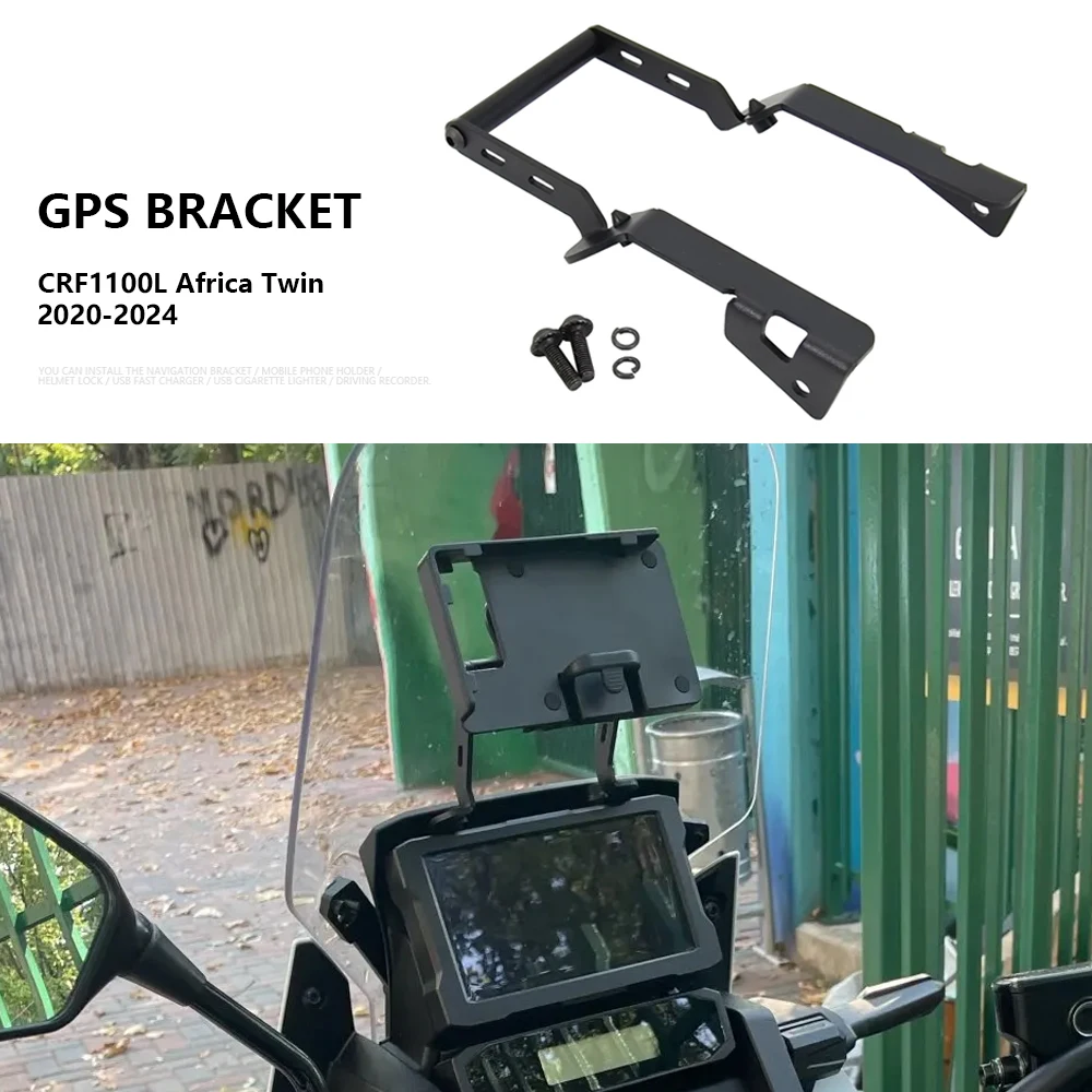 

New Navigation Stand Holder Phone Mobile Phone GPS Plate Bracket Support Holder For Honda CRF1100L Africa Twin 2020-2024 2021