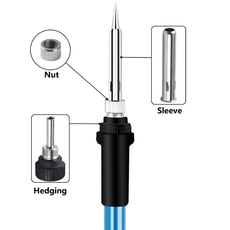 936 Soldering Iron Handle Accessories High Temperature Resistant Replacement of Broken Parts Corrosion Resistance