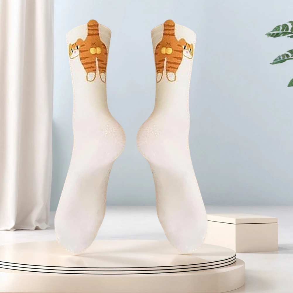 لطيف القط الجوارب مع كرات 1-5Pairs لطيف القط الجوارب للنساء الجدة مضحك الحيوان متعة طاقم القطط جورب للنساء القطط عشاق الهدايا