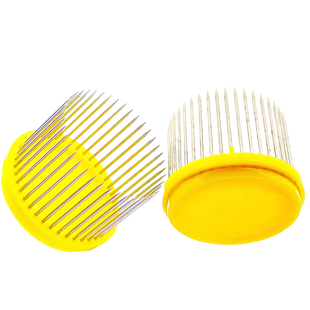 

6pcs/10pcs/20pcs Press In Comb Queen Introduction Cage Stainless Steel Trap Against On Comb To Introduce Royalty To Bee Colony