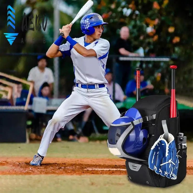 

AEB0-большая вместительная бейсбольная сумка для софтбола, шлем, 2 футболки, шарики, перчатки для ватина, снаряжение, сумка для кемпинга, спортивный органайзер