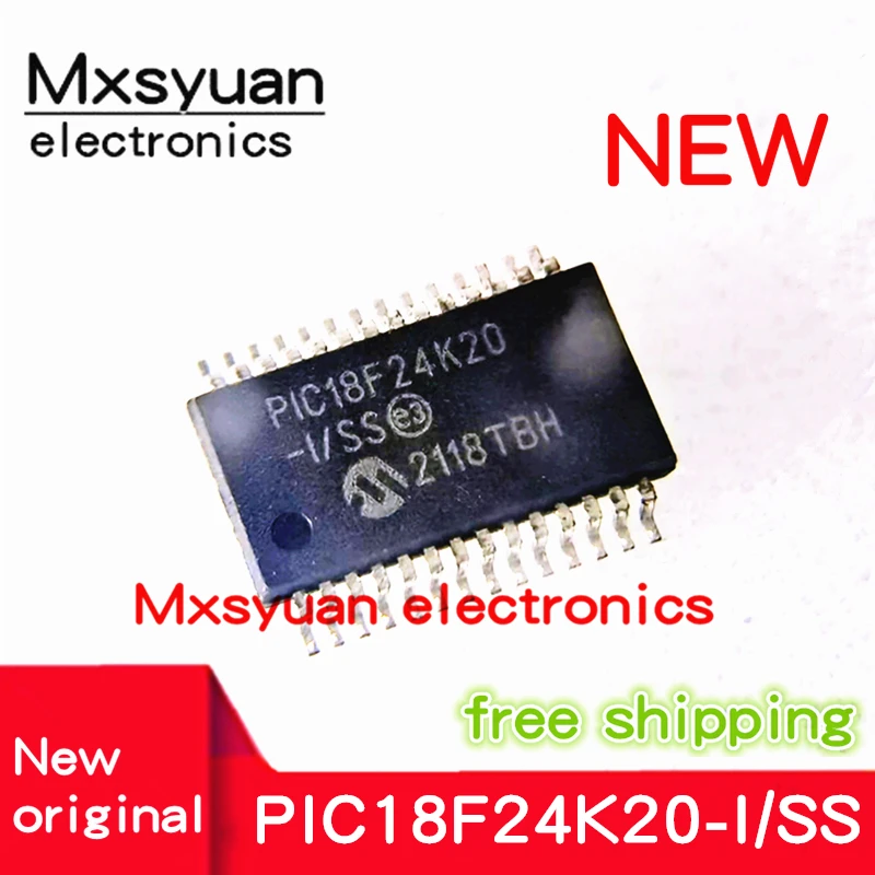 

10 шт. ~ 100 шт./лот, 100% новый оригинальный PIC18F24K20-I/SS PIC18F24K20T-I/SS PIC18F24K20 SSOP28