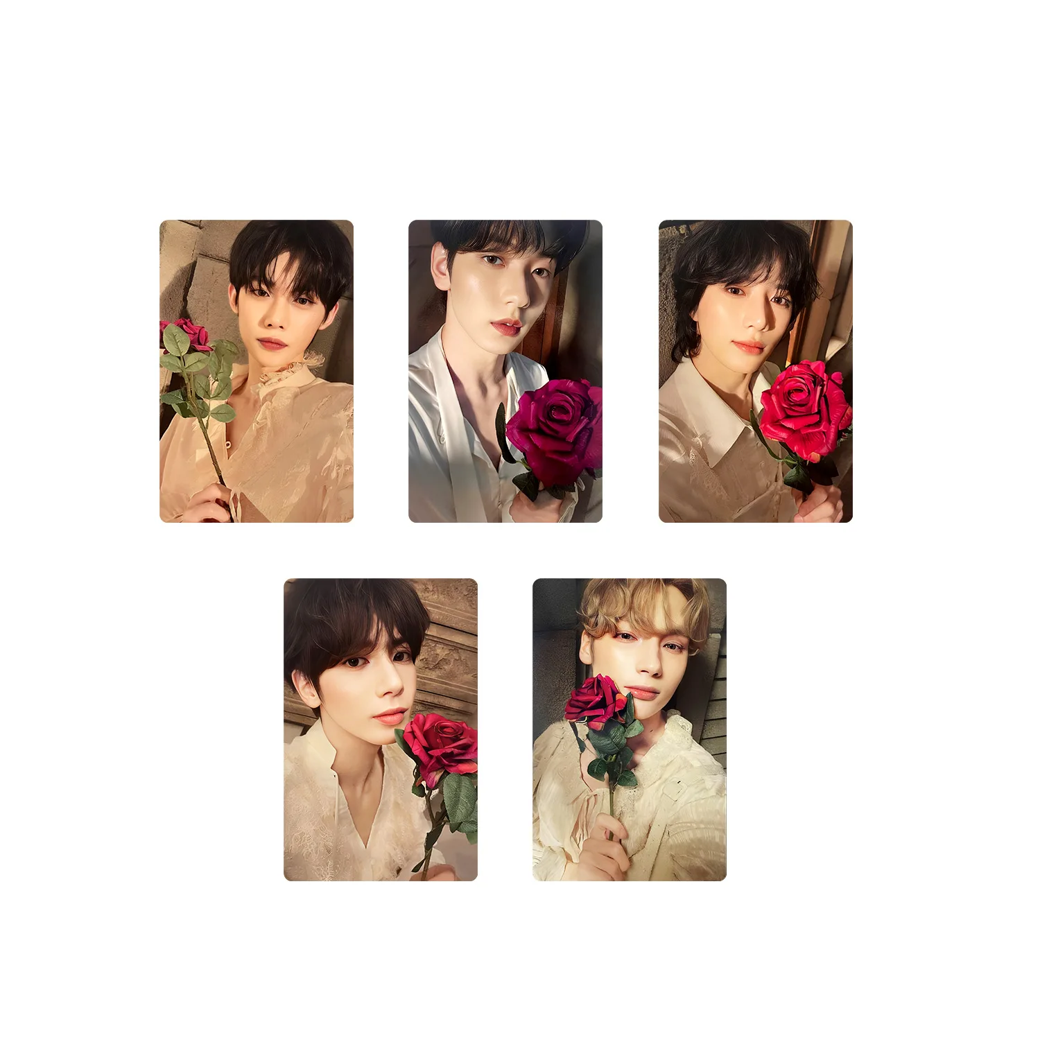 5 Buah/Set Kartu Foto Cetak HD Anak Laki-laki Idola Kpop Album Baru Kartu Lomo TOMORROW Hadiah Penggemar SOOBIN YEONJUN BEOMGYU TAEHYUN HUENINGKAI