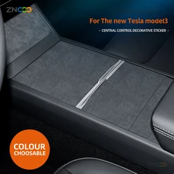 Per Tesla Model 3 Highland 2024 Cup Holder Mat Coaster Center Panel Console Stickers Made Car Interior Accessory