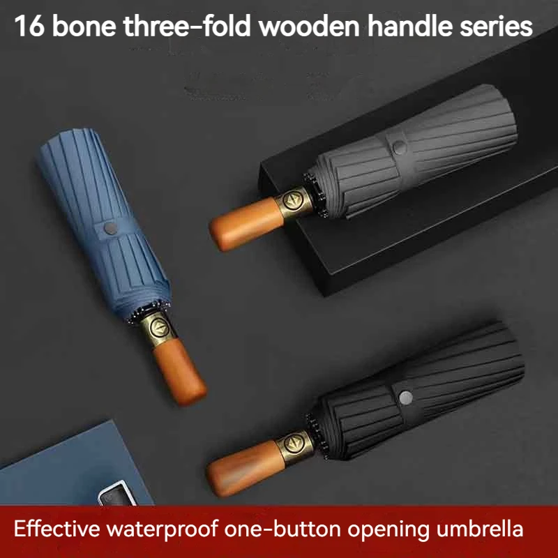 

automatic Folding umbrella Business waterproof UMBRELLA WINDPROOF STRONG outdoor parasol uv limousine Golf women's men's umbrel