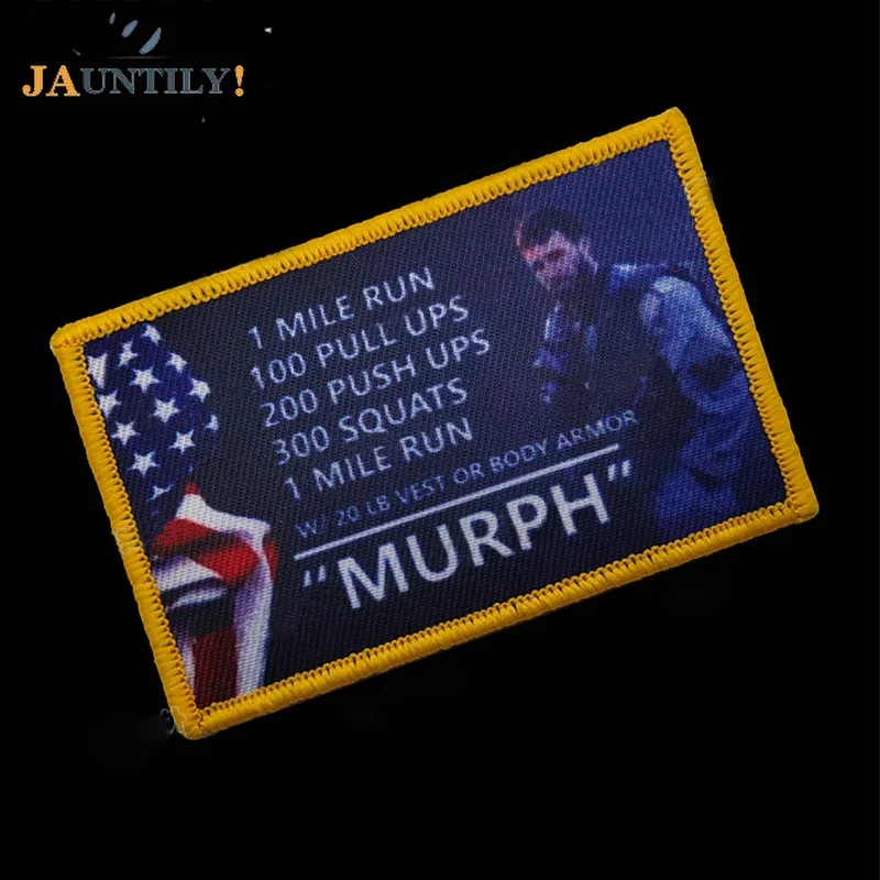 American Murphy Challenge Army naszywki wojskowe taktyczna opaska na odzież plecak MURPH znaczki aplikacyjne MURPH WOD