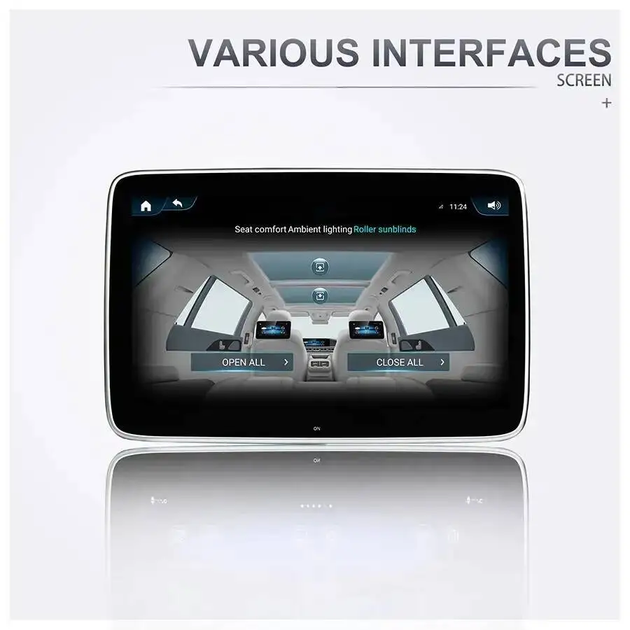 For Benz GLS Maybach GLE G Class 2020 Back Seat Entertainment Multimedia Video Player Screen Android Headrest Car Accessories