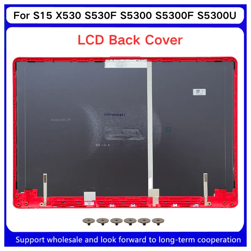 98 New For Kailxuling S15 X530 S530F S5300 S5300F S5300U Laptop LCD Back Cover Metallic Material Notebook