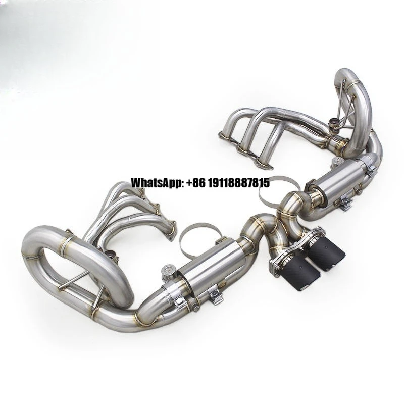 OEM Full Exhaust System for Porsche 911 991/991.1 GT3 4.0 2015-2018 Catback Equal Length Manifold Stainless Steel Exhaust Pipe