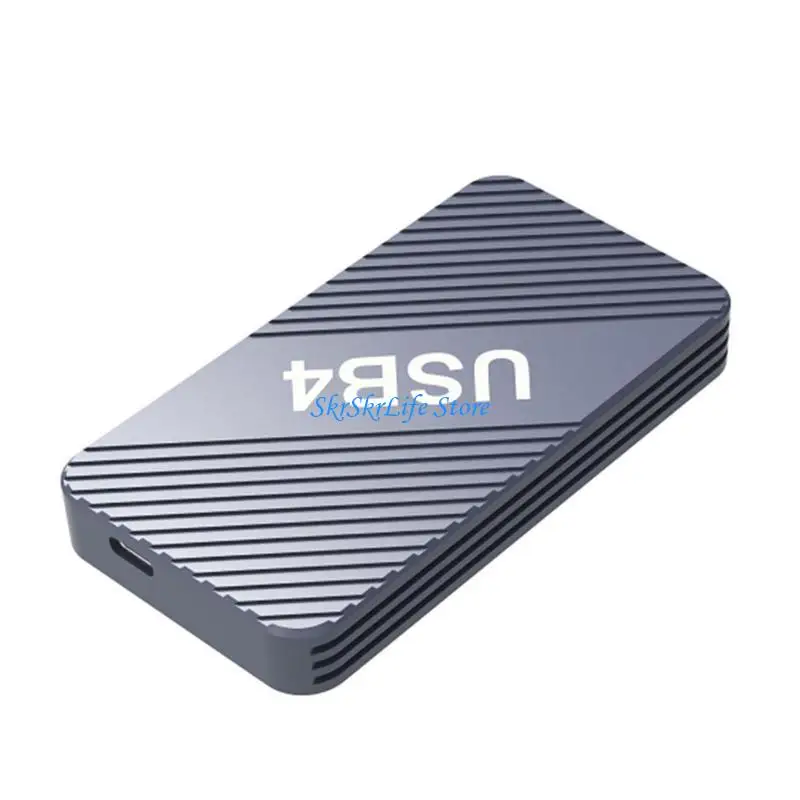 

E65E NVME External SSD Case- Enclosure for 40Gbps M.2 SSD to USB4 Type-C Box